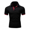 Men’s Golf Shirt Elasticity Business Casual Daily Street Shirts Basic Workout Henley Shirts Slim Fit Soft Summer Undershirts Short Sleeve Solid Button Down Color Shirts Quick Dry Outdoor Sports