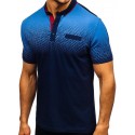Men's Golf Shirt Tennis Shirt Color Block Collar Shirt Collar White Black Red Short Sleeve Casual Daily Patchwork Slim Tops Cotton Basic Streetwear