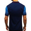 Men's Golf Shirt Tennis Shirt Color Block Collar Shirt Collar White Black Red Short Sleeve Casual Daily Patchwork Slim Tops Cotton Basic Streetwear