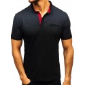 Men's Golf Shirt Tennis Shirt Color Block Collar Shirt Collar White Black Red Short Sleeve Casual Daily Patchwork Slim Tops Cotton Basic Streetwear