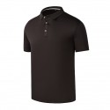 Men's Golf Shirt Solid Color Turndown White Black Blue Gray Yellow Short Sleeve Outdoor Casual Button-Down Tops Fashion Casual Comfortable / Sports
