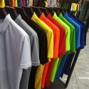 Men's Golf Shirt Solid Color Turndown White Black Blue Gray Yellow Short Sleeve Outdoor Casual Button-Down Tops Fashion Casual Comfortable / Sports