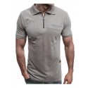 Men's Golf Shirt Tennis Shirt  Gradient Collar White Black Gray Red Navy Blue Long Sleeve Outdoor Street Button-Down Print Tops Cotton Sportswear Casual Comfortable