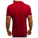 Men's Golf Shirt Tennis Shirt  Gradient Collar White Black Gray Red Navy Blue Long Sleeve Outdoor Street Button-Down Print Tops Cotton Sportswear Casual Comfortable