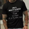 Men's T shirt Tee Letter Graphic Prints Crew Neck Green Black Blue Gray Short Sleeve Hot Stamping Casual Daily Print Tops Sports Fashion Lightweight Big and Tall / Summer / Summer