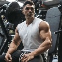 Men's Tank Top Vest Undershirt Solid Color V Neck Wine White Black Gray Army Green Sleeveless Casual Daily Tops Cotton Sports Fashion Lightweight Muscle / Summer / Summer