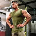 Men's Tank Top Vest Undershirt Solid Color V Neck Wine White Black Gray Army Green Sleeveless Casual Daily Tops Cotton Sports Fashion Lightweight Muscle / Summer / Summer