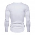 Men's T shirt Tee Graphic Toy Bear Crew Neck White Long Sleeve Hot Stamping Street Daily Print Tops Fashion Designer Casual Comfortable / Sports