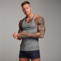 Men's Tank Top Vest Undershirt Solid Color Crew Neck White Black Blue Gray Red Sleeveless Casual Daily Tops Sports Fashion Lightweight Big and Tall / Summer / Summer