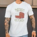 Men's T shirt Tee Graphic Letter National Flag Crew Neck Wine White Black Blue Gray Short Sleeve Hot Stamping Street Casual Tops Basic Fashion Classic Comfortable / Summer / Summer