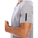 Men's T shirt Tee Tee Solid Colored V Neck Green White Black Blue Gray Short Sleeve Daily Tops Basic Muscle Slim Fit Comfortable / Summer / Wet and Dry Cleaning / Summer