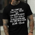 Men's T shirt Tee Letter Graphic Prints Crew Neck White Black Blue Gray Red Short Sleeve Casual Daily Print Tops Sports Fashion Classic / Summer / Summer