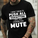 Men's T shirt Tee Letter Graphic Prints Crew Neck White Black Blue Red Short Sleeve Hot Stamping Casual Daily Print Tops Sports Fashion Comfortable / Summer / Summer