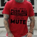Men's T shirt Tee Letter Graphic Prints Crew Neck White Black Blue Red Short Sleeve Hot Stamping Casual Daily Print Tops Sports Fashion Comfortable / Summer / Summer