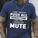 Men's T shirt Tee Letter Graphic Prints Crew Neck White Black Blue Red Short Sleeve Hot Stamping Casual Daily Print Tops Sports Fashion Comfortable / Summer / Summer