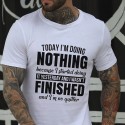 Men's T shirt Tee Letter Graphic Prints Crew Neck White Black Blue Dark Gray Red Short Sleeve Hot Stamping Casual Daily Print Tops Sports Lightweight Classic Big and Tall / Summer / Summer