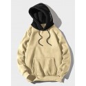 Men's Pullover Hoodie Sweatshirt Hooded Solid Color Graphic Front Pocket Daily Basic Casual Hoodies Sweatshirts  Long Sleeve Loose Fit Green Black