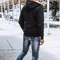 Men's Full Zip Hoodie Fleece Jacket Solid Color Zipper Daily Holiday Going out non-printing Fleece Casual Streetwear Hoodies Sweatshirts  Black