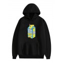 35% cotton lyrical lemonade pullover hoodie long sleeve street real music hip hop casual hoodie basic plus size for men pullover hooded sweatershirt black white Fleece