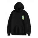35% cotton lyrical lemonade pullover hoodie long sleeve street real music hip hop casual hoodie basic plus size for men pullover hooded sweatershirt black white Fleece
