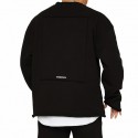 Men's Sweatshirt Pullover Solid Color Casual Daily Holiday non-printing Cotton Casual Streetwear Hoodies Sweatshirts Oversized Long Sleeve White Black Camel