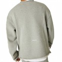 Men's Sweatshirt Pullover Solid Color Casual Daily Holiday non-printing Cotton Casual Streetwear Hoodies Sweatshirts Oversized Long Sleeve White Black Camel
