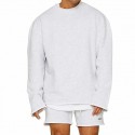 Men's Sweatshirt Pullover Solid Color Casual Daily Holiday non-printing Cotton Casual Streetwear Hoodies Sweatshirts Oversized Long Sleeve White Black Camel