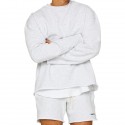 Men's Sweatshirt Pullover Solid Color Casual Daily Holiday non-printing Cotton Casual Streetwear Hoodies Sweatshirts Oversized Long Sleeve White Black Camel