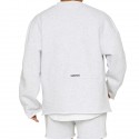 Men's Sweatshirt Pullover Solid Color Casual Daily Holiday non-printing Cotton Casual Streetwear Hoodies Sweatshirts Oversized Long Sleeve White Black Camel