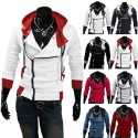 Men's Hoodie Jacket Hooded Solid Colored Daily Sports Weekend Cotton Plus Size Active Casual Hoodies Sweatshirts  Long Sleeve Slim White Black / Winter / Spring / Fall / Winter