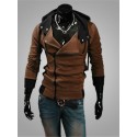 Men's Hoodie Jacket Hooded Solid Colored Daily Sports Weekend Cotton Plus Size Active Casual Hoodies Sweatshirts  Long Sleeve Slim White Black / Winter / Spring / Fall / Winter