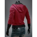 Men's Hoodie Jacket Hooded Solid Colored Daily Sports Weekend Cotton Plus Size Active Casual Hoodies Sweatshirts  Long Sleeve Slim White Black / Winter / Spring / Fall / Winter