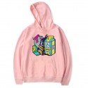 Men's Unisex Plus Size Pullover Hoodie Sweatshirt Lemon Hooded Sport Outdoor Hot Stamping Basic Casual Heavyweight Lyricallemonade Merch Hoodies Sweatshirts Long Sleeve A gray A white A black