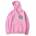 Men's Unisex Plus Size Pullover Hoodie Sweatshirt Lemon Hooded Sport Outdoor Hot Stamping Basic Casual Heavyweight Lyricallemonade Merch Hoodies Sweatshirts Long Sleeve A gray A white A black