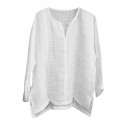 Men's Brief Henley Breathable Sporty Comfy Solid Color Long Sleeve Loose Casual shirt Blouse shirts plus size Daily Summer Shirt Vacation Bench