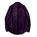 Men's Shirt long sleeve  social shirt summer streetwear pocket line dress mens slim regular fit clothes fashions