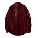 Men's Shirt long sleeve  social shirt summer streetwear pocket line dress mens slim regular fit clothes fashions