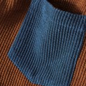 Men's Corduroy Shirt Color Block Patchwork Turndown Street Daily Button-Down Long Sleeve Tops Casual Fashion Comfortable Green Blue Coffee Winter Fall Spring Warm Pocket