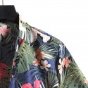Men's Shirt Graphic Prints Button Down Collar Green Short Sleeve Print Vacation Beach Print Tops Fashion Hawaiian Beach