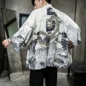 Men's Shirts Cardigan Large Size Japanese Kimono Harajuku Shirt Casual  Streetwear Hawaiian