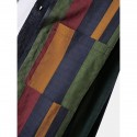 Men's Shirt Other Prints Color Block Collar Button Down Collar Daily Holiday Patchwork Long Sleeve Tops Basic Casual Daily Beach Green / Machine wash / Hand wash / Wet and Dry Cleaning / Vacation