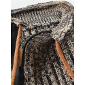 Men's Sweater Pullover Jumper Knit Knitted Solid Color Turtleneck Stylish Home Daily Fall Winter Gray Dark Gray M L XL / Long Sleeve / Long Sleeve