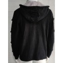 Men's Cardigan Sweater Jumper Chunky Knit Pocket Knitted Solid Color Hooded Stylish Basic Daily Holiday Fall Winter White Black S M L / Long Sleeve / Long Sleeve / Weekend