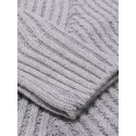 Men's Pullover Jumper Knit Knitted Solid Color Turtleneck Stylish Casual Daily Fall Winter Black Beige S M L / Long Sleeve / Long Sleeve