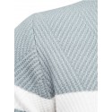 Men's Sweater Pullover Jumper Knit Knitted Striped Crew Neck Stylish Home Daily Fall Winter Black Blue M L XL / Long Sleeve / Long Sleeve
