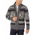 Men's Sweater Cardigan Jumper Knit Knitted Abstract Shirt Collar Stylish Vintage Style Daily Wear Fall Winter Gray Khaki M L XL / Long Sleeve / Long Sleeve