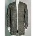 Men's Cardigan Jumper Knit Knitted Solid Color Open Front Stylish Vintage Style Daily Fall Winter Black Blue S M L / Long Sleeve / Long Sleeve