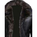 Men's Jacket Outdoor Street Daily Winter Regular Coat Regular Fit Thermal Warm Windproof Breathable Streetwear Sporty Casual Jacket Long Sleeve Solid Color Pocket Black / Faux Leather