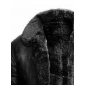 Men's Jacket Outdoor Street Daily Winter Regular Coat Regular Fit Thermal Warm Windproof Breathable Streetwear Sporty Casual Jacket Long Sleeve Solid Color Pocket Black / Faux Leather