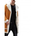 Men's Jacket Outdoor Street Daily Fall Winter Regular Coat Regular Fit Thermal Warm Windproof Breathable Streetwear Sporty Casual Jacket Long Sleeve Solid Color Pocket Black Blue Orange